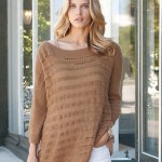 Cashmere Open Knit Sweater