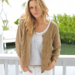 Textured Cotton Cardigan