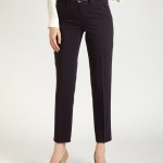 Fine Wool Cropped Trouser