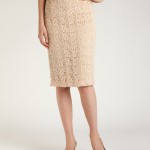 Luxury Lace Pencil Skirt